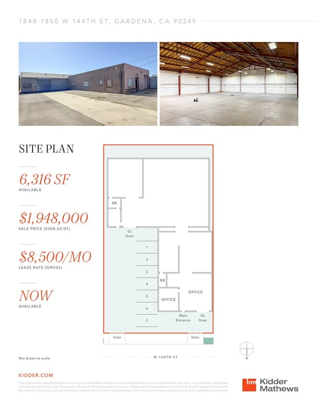 More details for 1848-1850 W 144th St, Gardena, CA - Industrial for Lease