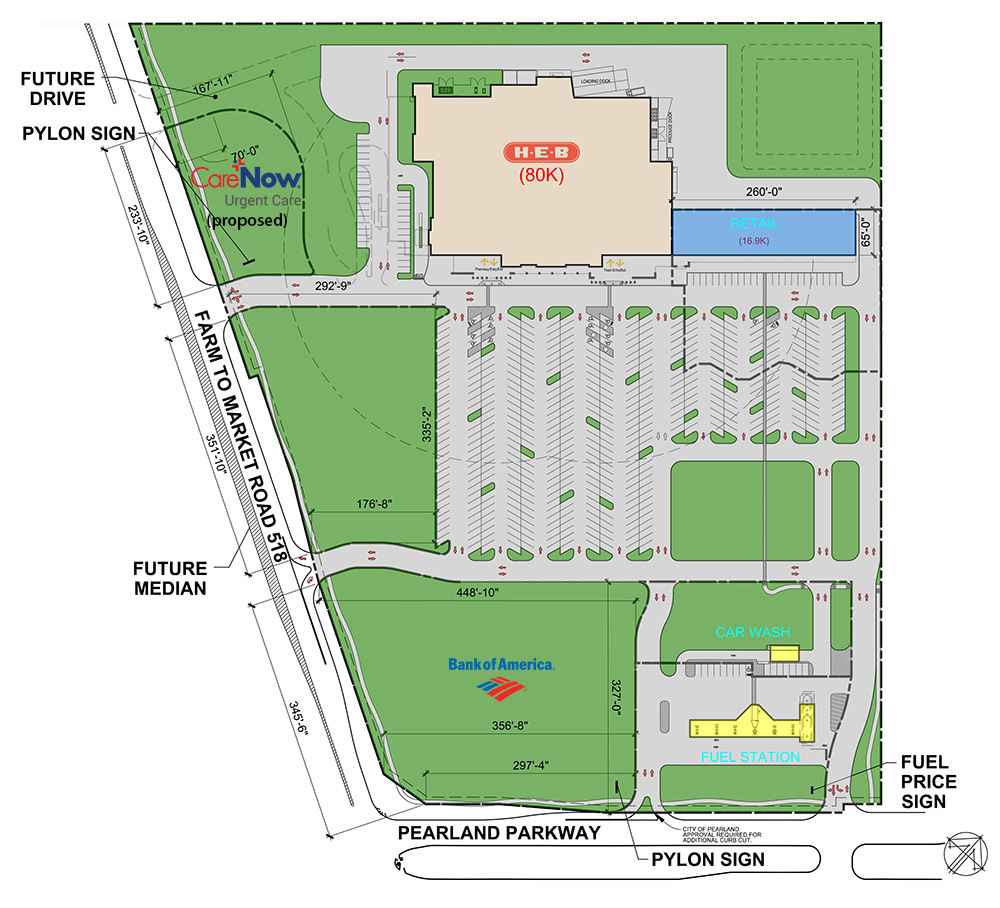 2805 Pearland Pky, Pearland, TX à vendre Plan de site- Image 1 de 1