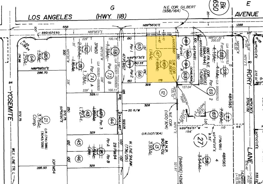 5924 E Los Angeles Ave, Simi Valley, CA for lease - Plat Map - Image 2 of 2