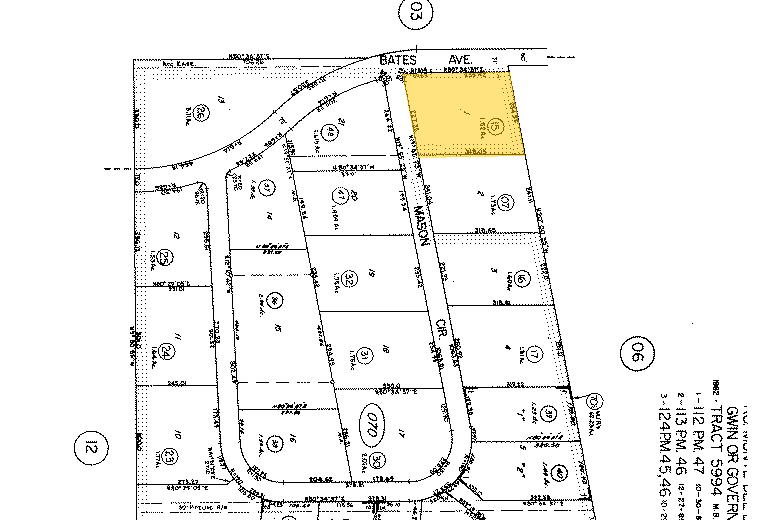2280 Bates Ave, Concord, CA for lease - Plat Map - Image 2 of 9