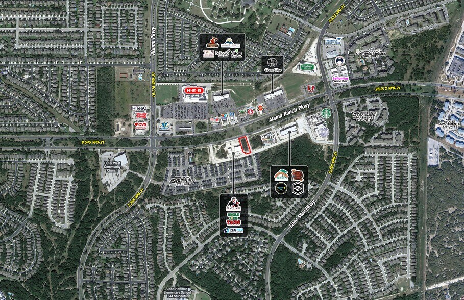 11906 Alamo Ranch Pky, San Antonio, TX à vendre - Photo du bâtiment - Image 2 de 3