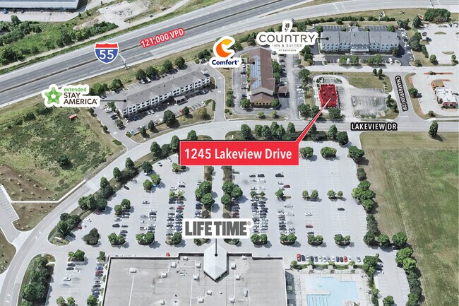 More details for 1245 Lakeview Dr, Romeoville, IL - Retail for Lease