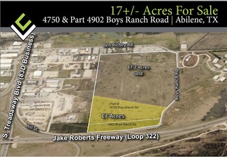 Plus de détails pour 4750 Boys Ranch Rd, Abilene, TX - Terrain à vendre