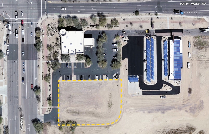 1875 W Happy Valley Rd, Phoenix, AZ à louer - Aérien - Image 2 de 3