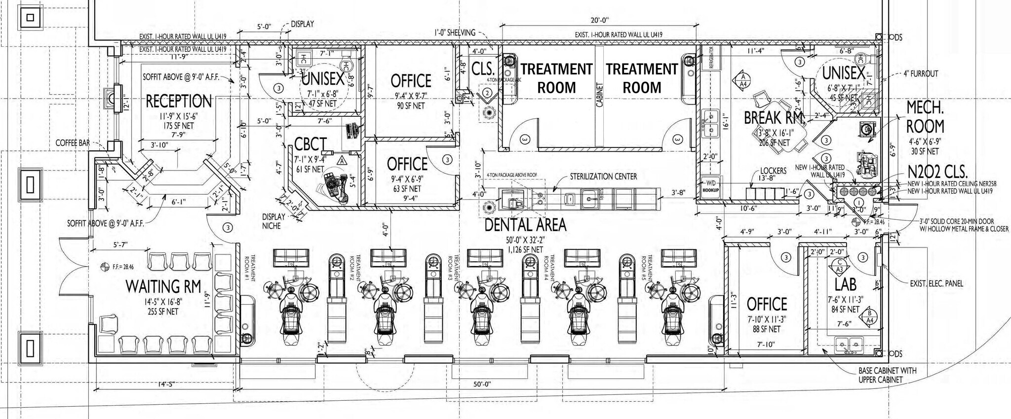 3751 S Clyde Morris Blvd, Port Orange, FL à louer Plan d’étage- Image 1 de 1