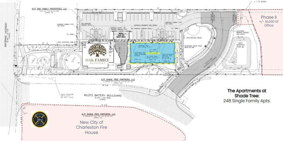 2947 Maybank Hwy, Johns Island, SC à louer - Photo du bâtiment - Image 2 de 6