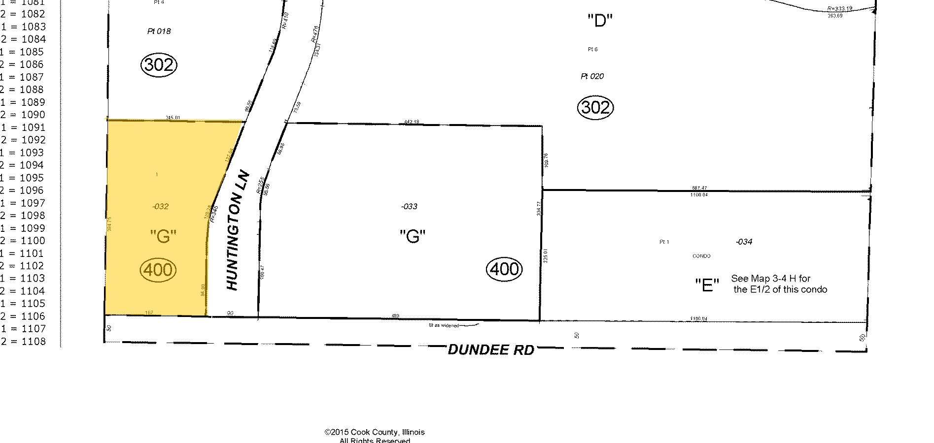 10 Huntington Ln, Wheeling, IL for sale Plat Map- Image 1 of 1