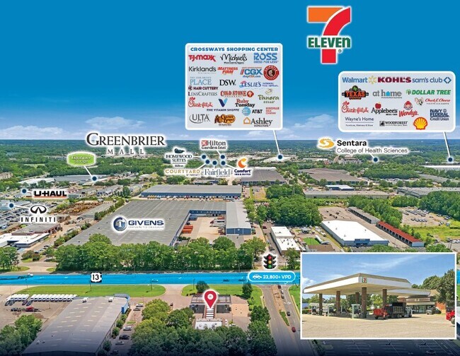 More details for 1729 S Military Hwy, Chesapeake, VA - Retail for Sale