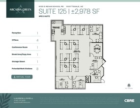 6155 E Indian School Rd, Scottsdale, AZ à louer Plan d’étage- Image 1 de 1