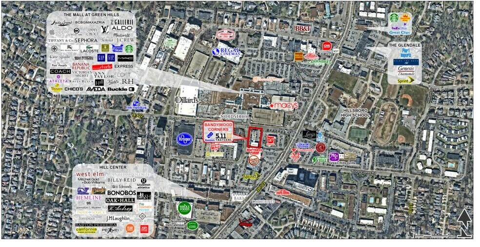 2109 Abbott Martin Rd, Nashville, TN à louer - Photo du bâtiment - Image 1 de 2