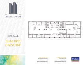 3400 Peachtree Rd NE, Atlanta, GA à louer Plan d’étage- Image 1 de 1