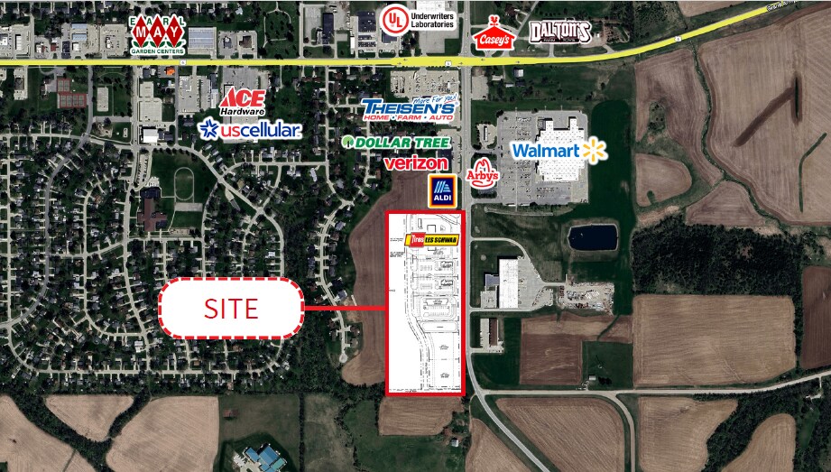 Iowa Speedway Drive & SW 9th Street, Newton, IA à vendre - Photo principale - Image 1 de 1