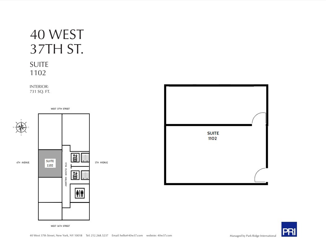 40 W 37th St, New York, NY for lease Floor Plan- Image 1 of 1