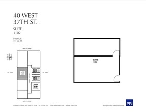 40 W 37th St, New York, NY for lease Floor Plan- Image 1 of 1