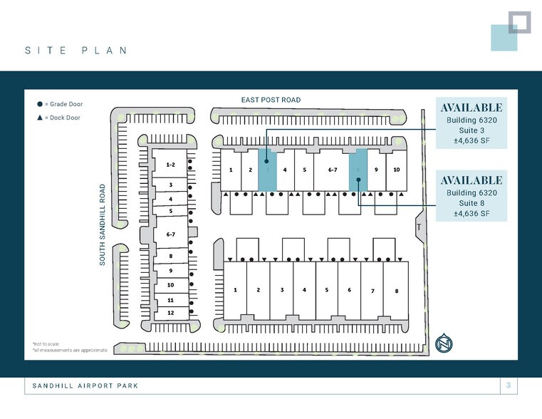 6320 S Sandhill Rd, Las Vegas, NV à louer - Plan de site - Image 2 de 7