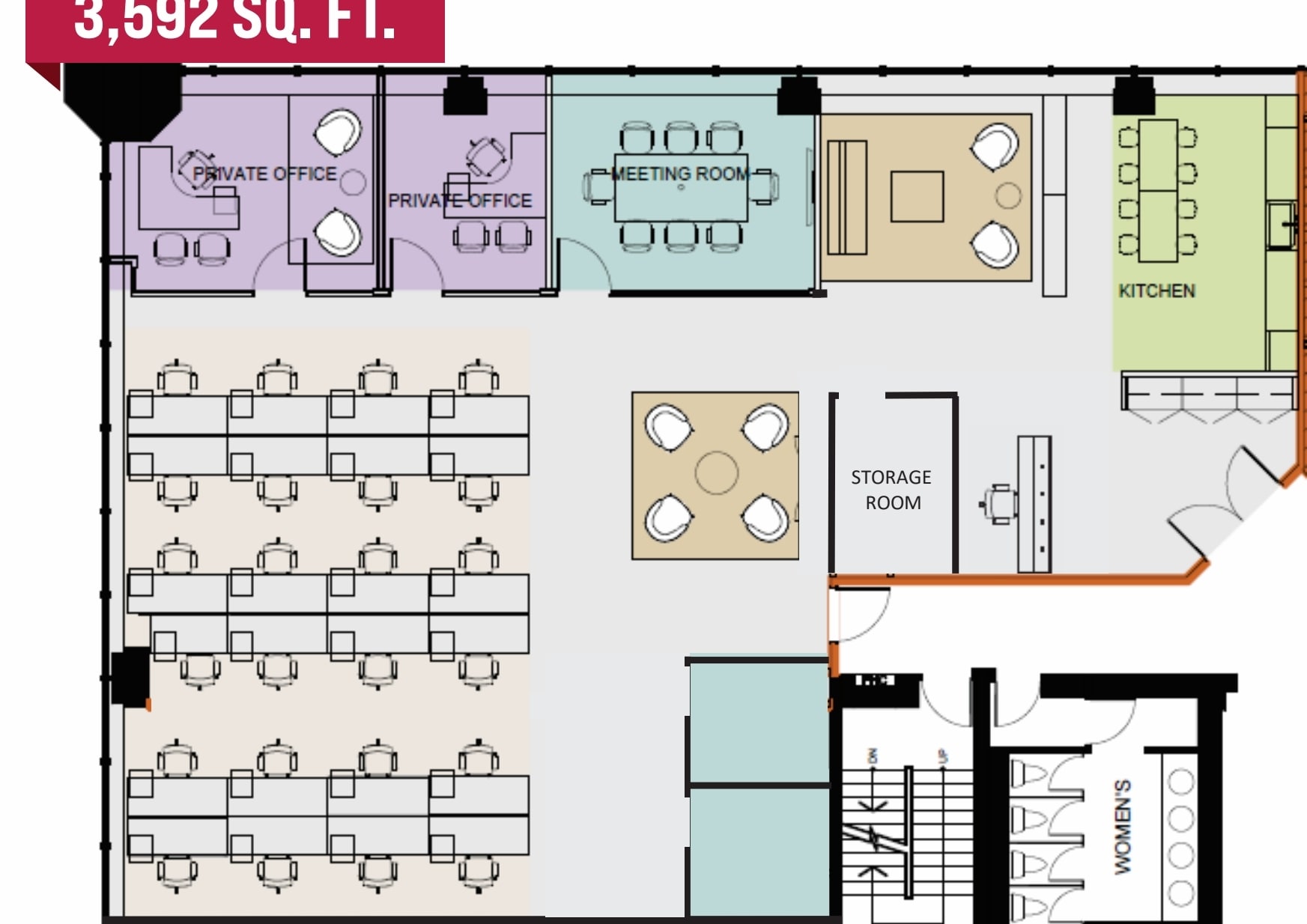 4881 Yonge St, Toronto, ON à louer Plan d’étage- Image 1 de 1