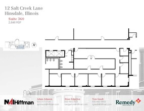 12 Salt Creek Ln, Hinsdale, IL for lease Floor Plan- Image 1 of 1