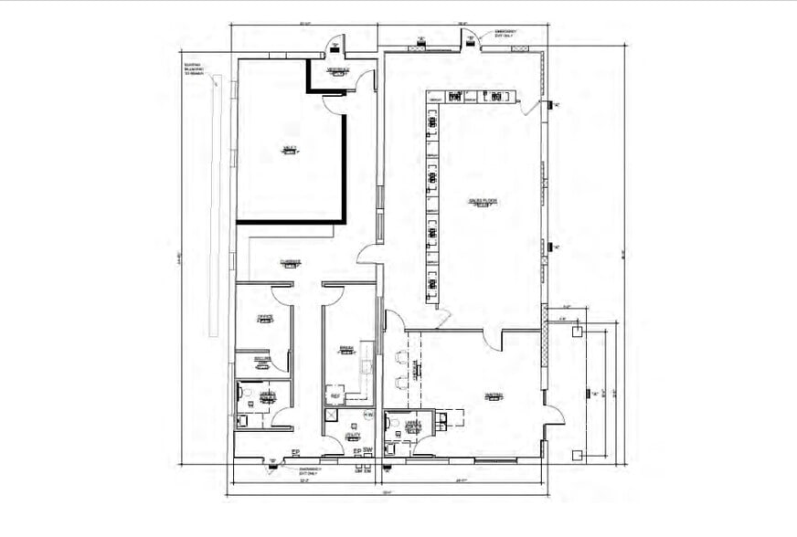 8201-8221 Inkster Rd, Taylor, MI à louer - Plan d’étage - Image 2 de 3