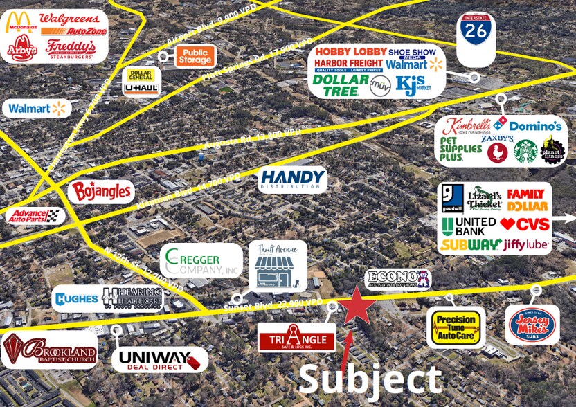 1410 Sunset Blvd, West Columbia, SC for sale - Building Photo - Image 2 of 6