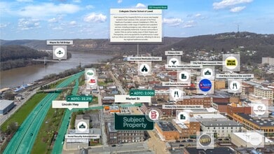 320 Market St, East Liverpool, OH - Aerial  map view - Image1