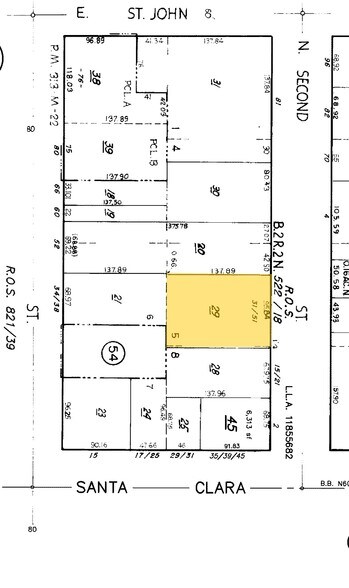 31 N 2nd St, San Jose, CA à louer - Plan cadastral - Image 2 de 8