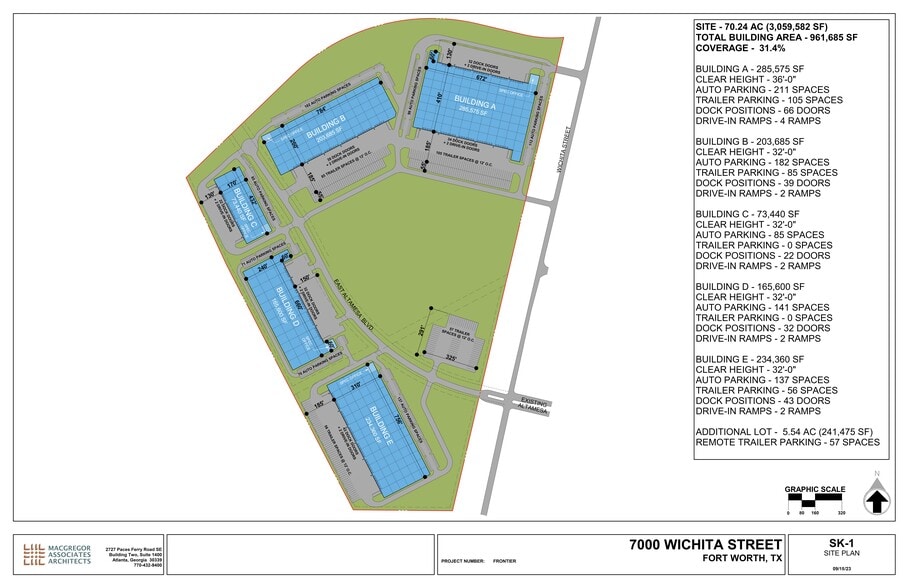 7000 Wichita St, Fort Worth, TX for lease - Site Plan - Image 2 of 2