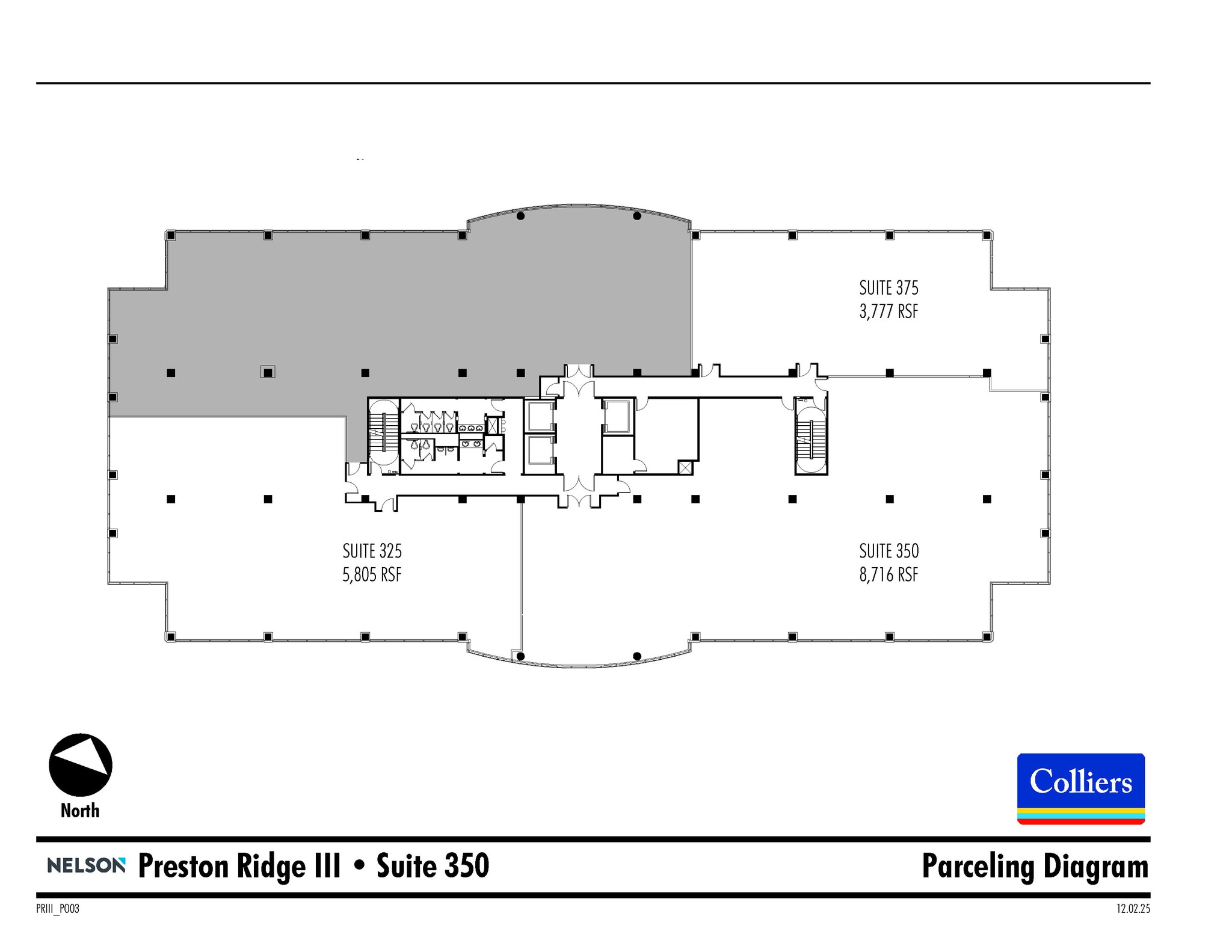 3460 Preston Ridge Rd, Alpharetta, GA à louer Plan d’étage- Image 1 de 2