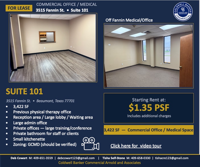 3515 Fannin St, Beaumont, TX for lease - Building Photo - Image 2 of 4