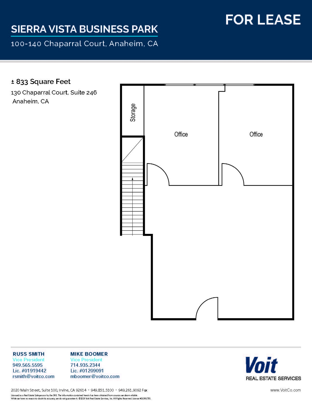 130 Chaparral Ct, Anaheim, CA for lease Floor Plan- Image 1 of 1