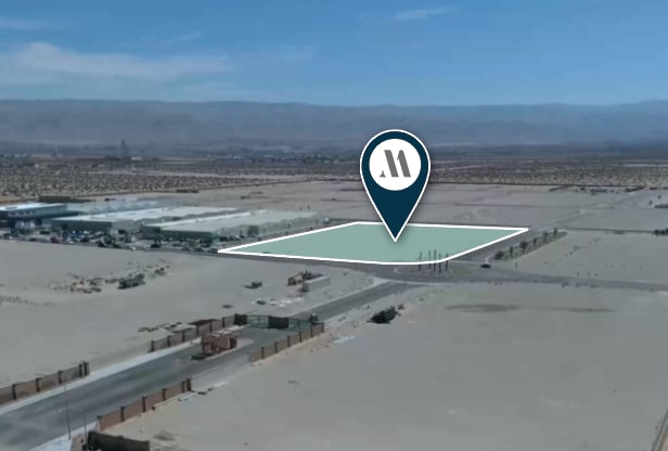 3.32-Acres N Indian Canyon Dr, Desert Hot Springs, CA à vendre - Aérien - Image 3 de 7