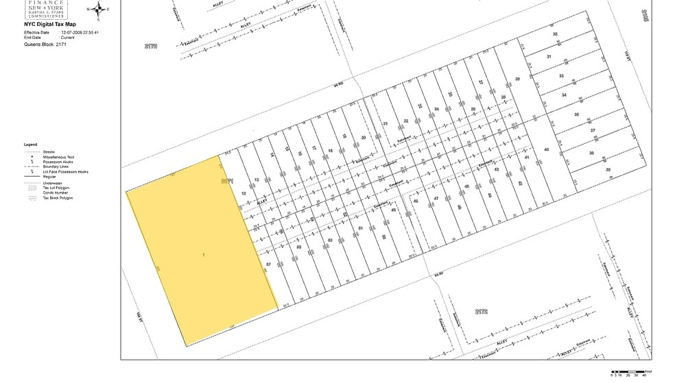 64-27-64-51 108th St, Forest Hills, NY for lease - Plat Map - Image 3 of 3