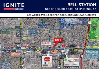 Plus de détails pour NEC Bell Rd, Phoenix, AZ - Terrain à louer
