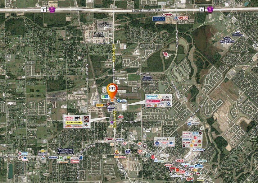 1814 Main St, Pearland, TX à louer - Photo du bâtiment - Image 3 de 4