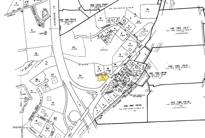 111 Gateway Corporate Blvd, Columbia, SC for sale - Plat Map - Image 2 of 7
