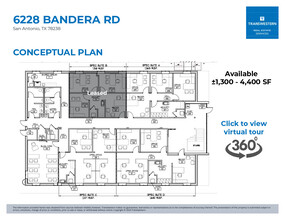 6228 Bandera Rd, San Antonio, TX à louer Plan d  tage- Image 1 de 1