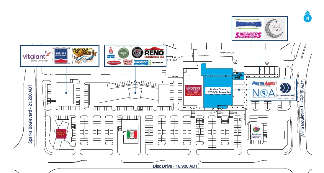 1200-1390 Disc Dr, Sparks, NV à louer Plan de site- Image 1 de 2