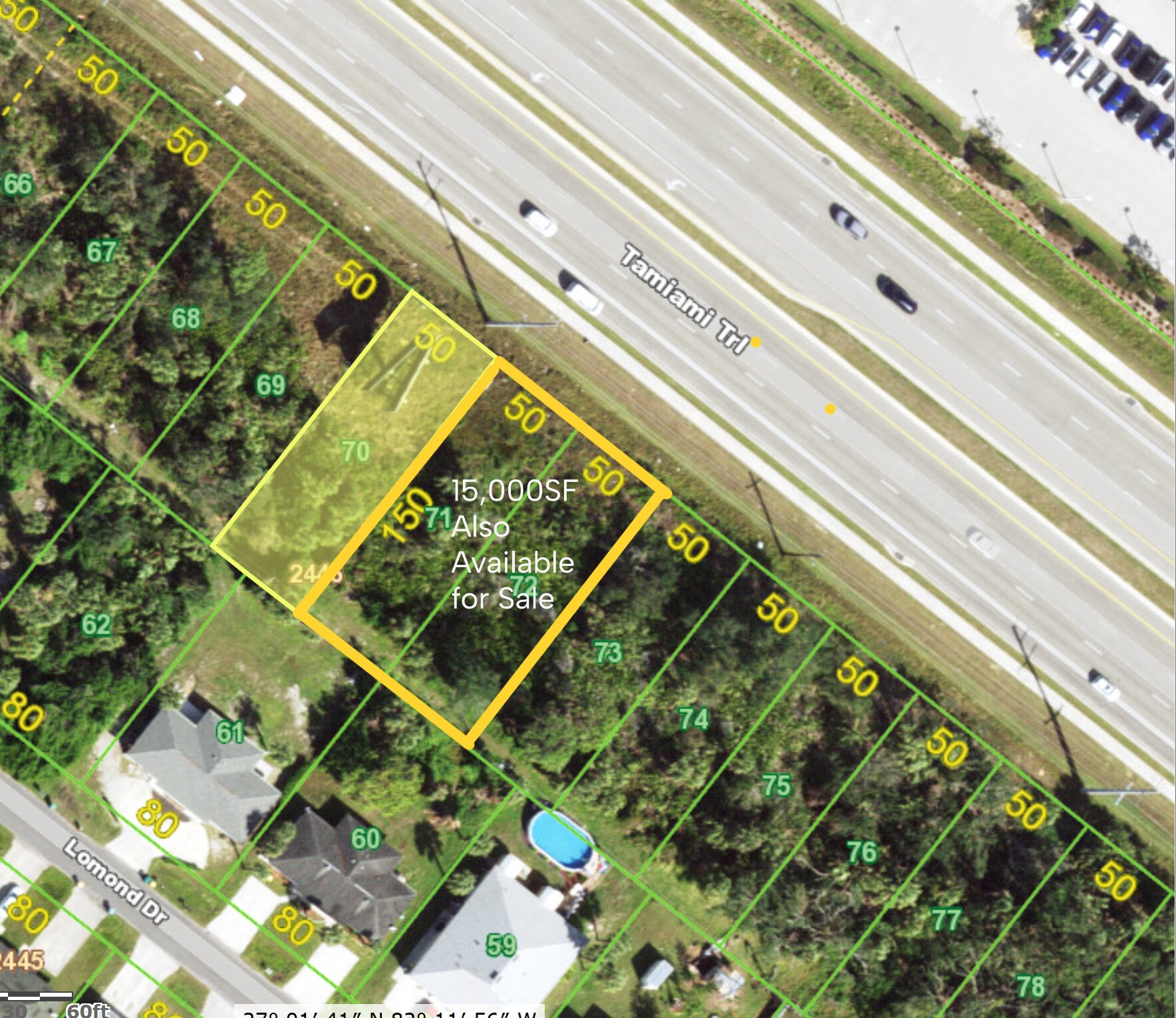 199 Tamiami Trl, Port Charlotte, FL for sale Aerial- Image 1 of 2