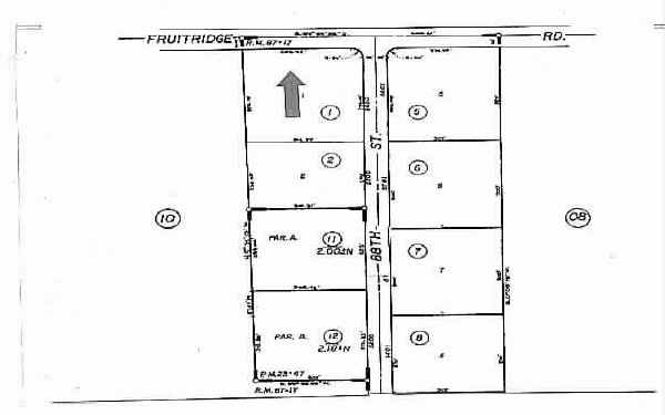 8790-8794 Fruitridge Rd, Sacramento, CA à vendre Plan cadastral- Image 1 de 1