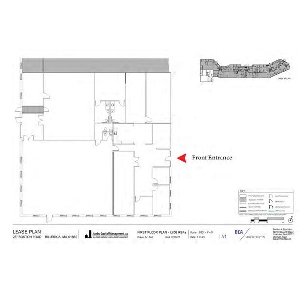 267 Boston Rd, North Billerica, MA à louer - Plan d’étage - Image 3 de 8