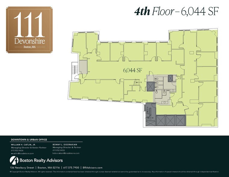 111 Devonshire St, Boston, MA à louer - Plan d’étage - Image 3 de 11