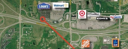 16310-16322 W 65th St, Shawnee, KS - AÉRIEN  Vue de la carte