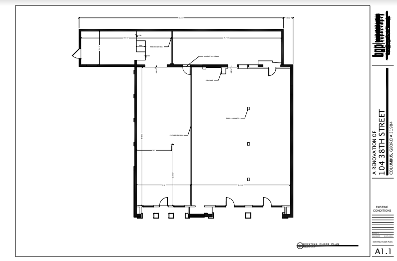 104 38th St, Columbus, GA à louer - Plan d’étage - Image 2 de 5