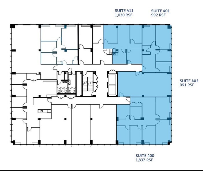 8701 Georgia Ave, Silver Spring, MD à louer Plan d  tage- Image 1 de 1