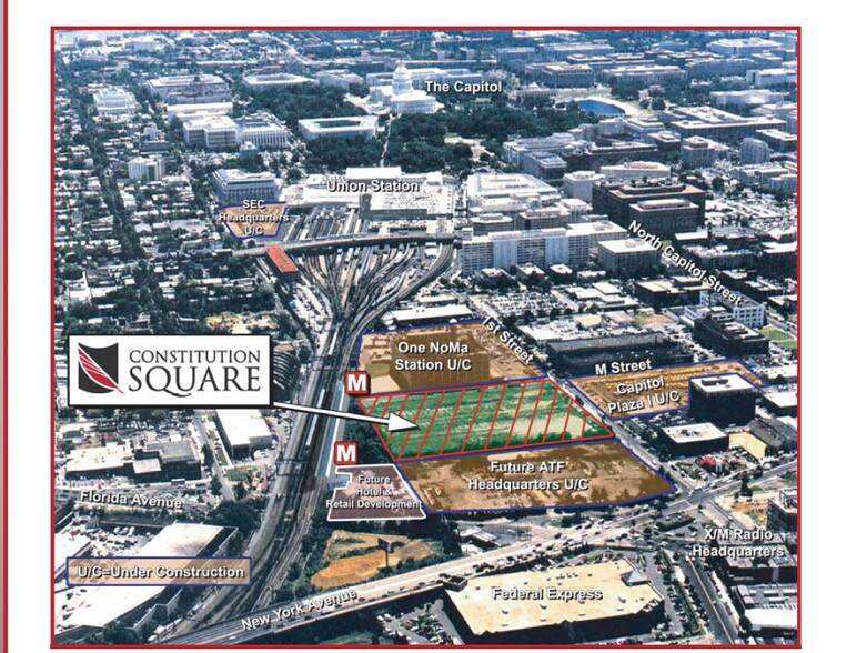 1275 1st St NE, Washington, DC for lease - Aerial - Image 2 of 18