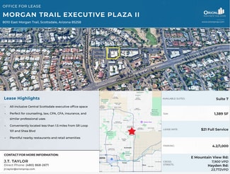 Plus de détails pour 8010 E Morgan Trl, Scottsdale, AZ - Bureau à louer