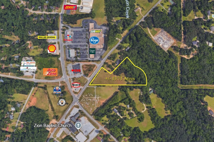 Brown Bridge Road, Covington, GA for sale - Aerial - Image 2 of 3