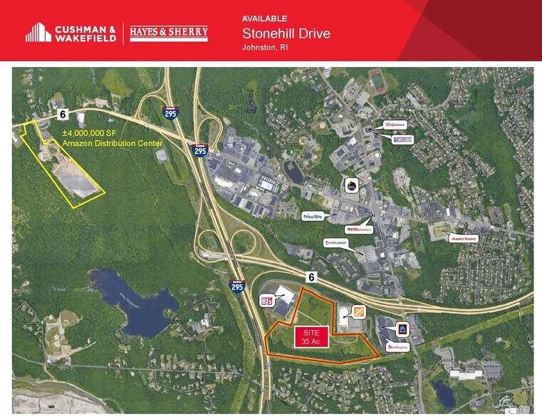 Stonehill, Johnston, RI à vendre - Aérien - Image 2 de 2