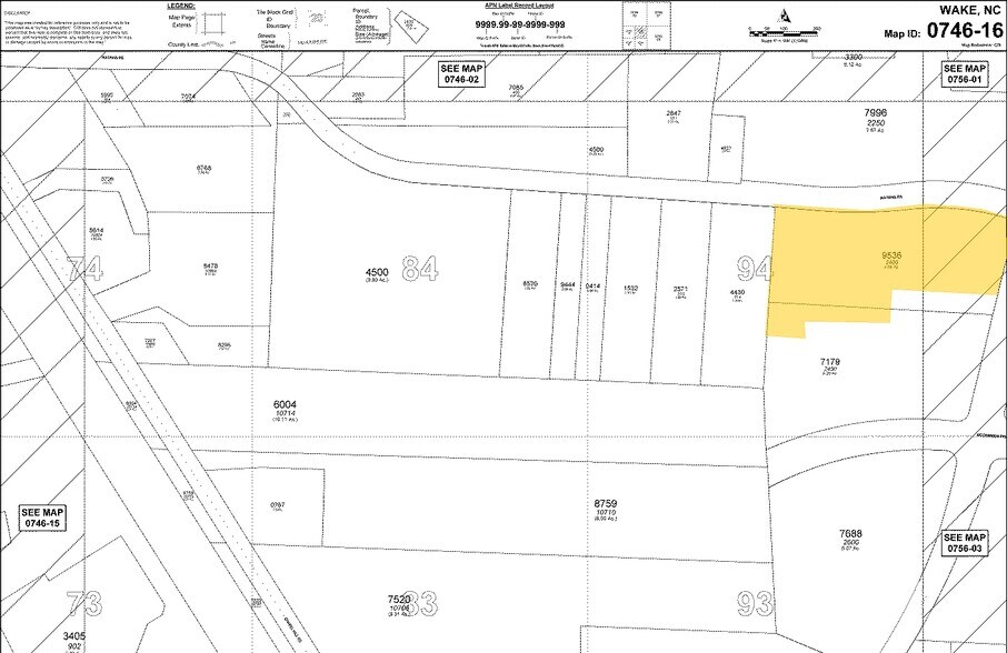 2400 Perimeter Park Dr, Morrisville, NC for lease - Plat Map - Image 2 of 3
