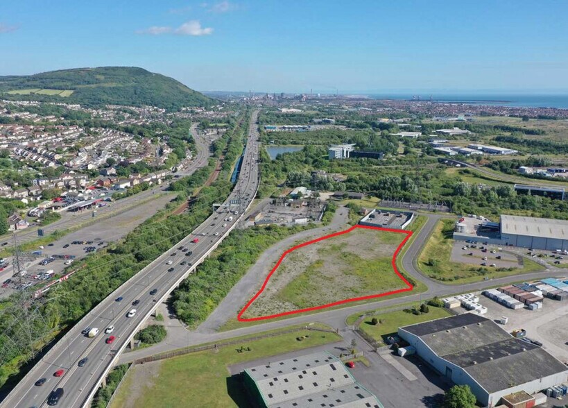 Brunel Way, Neath à vendre - Aérien - Image 2 de 2