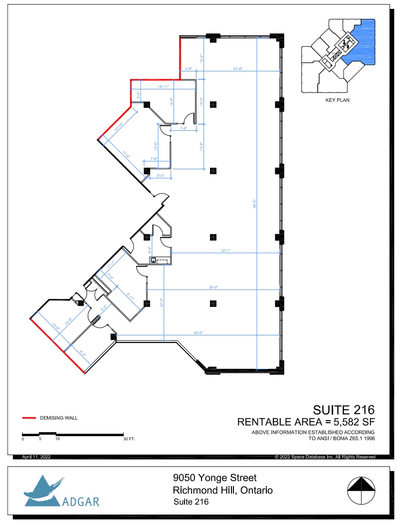 9050 Yonge St, Richmond Hill, ON for lease Floor Plan- Image 1 of 1